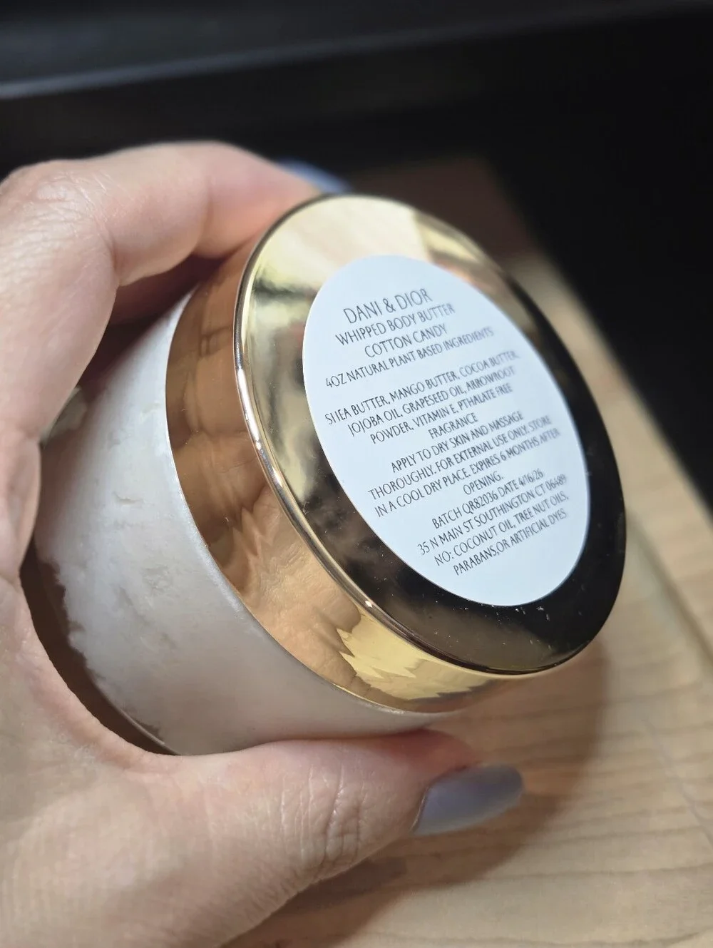 Dani & Dior NWT Cotton Candy Whipped Body Butter